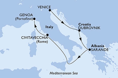 Morze Śródziemne - Wenecja - MSC Orchestra