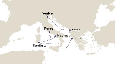 Morze Śródziemne - Wenecja - Queen Victoria