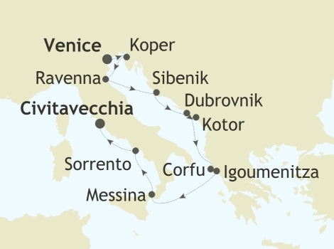 Morze Śródziemne - Wenecja - Silver Cloud