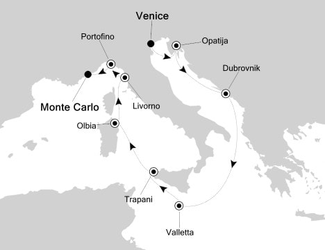 Morze Śródziemne - Wenecja - Silver Muse