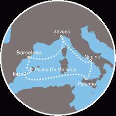 Morze Śródziemne- Barcelona- Costa Fascinosa