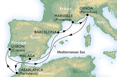 Morze Śródziemne- Barcelona- MSC Magnifica