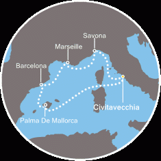 Morze Śródziemne- Civitavecchia- Costa Diadema