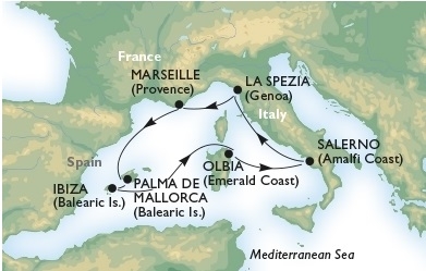 Morze Śródziemne- La Spezia- MSC Armonia Rejs z pilotem