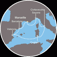 Morze Śródziemne- Marsylia- Costa Pacifica
