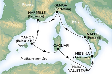 Morze Śródziemne- Neapol- MSC Armonia