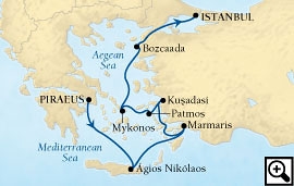 Morze Śródziemne- Piraeus- Seabourn Odyssey