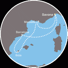 Morze Śródziemne- Savona- Costa Pacifica