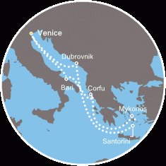 Morze Śródziemne- Wenecja-  Costa Deliziosa