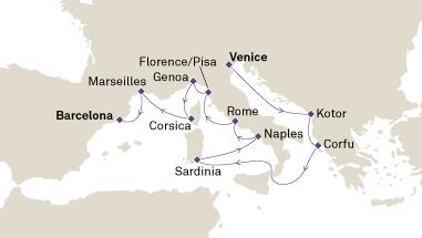 Morze Śródziemne- Wenecja- Queen Victoria
