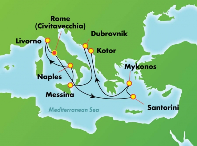 Morze Śródziemne ALL INCLUSIVE - Civitavecchia - Norwegia..