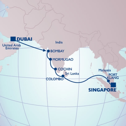 Ocean Indyjski - Dubaj - Azamara Journey