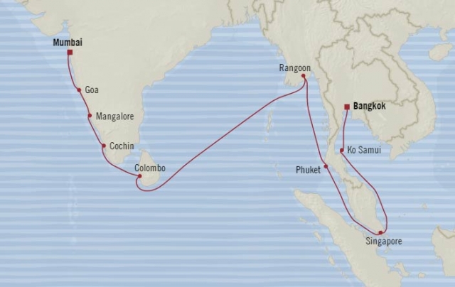 Ocean Indyjski, Azja - Bangkok - Nautica