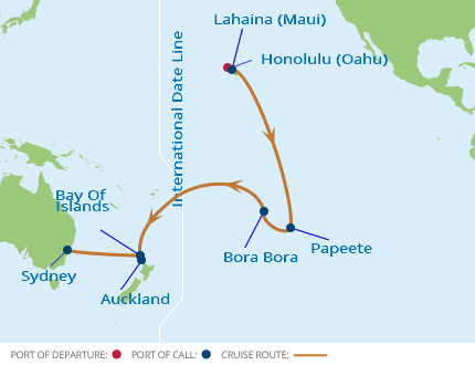 Ocean Spokojny- Honolulu- Celebrity Solstice