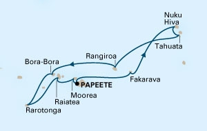 Polinezja Francuska - Papeete - Maasdam
