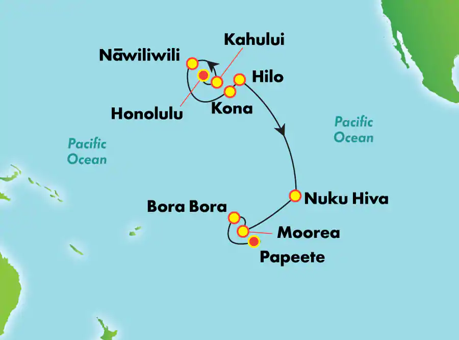 Polinezja Francuska i Hawaje - Honolulu - Norwegian Jewel
