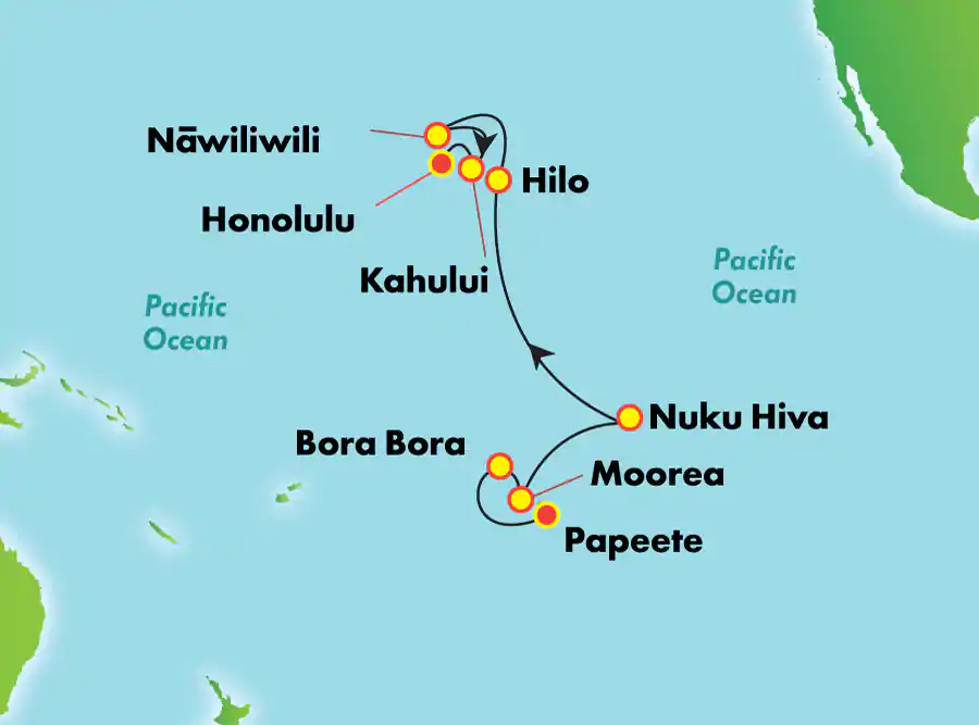Polinezja Francuska i Hawaje - Papeete - Norwegian Jewel