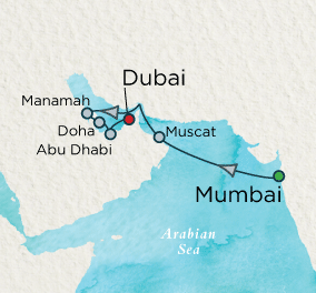 Dubaj i Emiraty Arabskie - Bombaj - Crystal Serenity