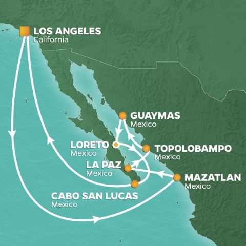 Riwiera Meksykańska - Los Angeles - Azamara Journey