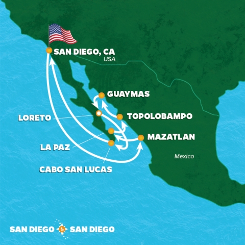 Riwiera Meksykańska - San Diego - Azamara Quest