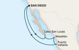 Riwiera Meksykańska - San Diego - Eurodam