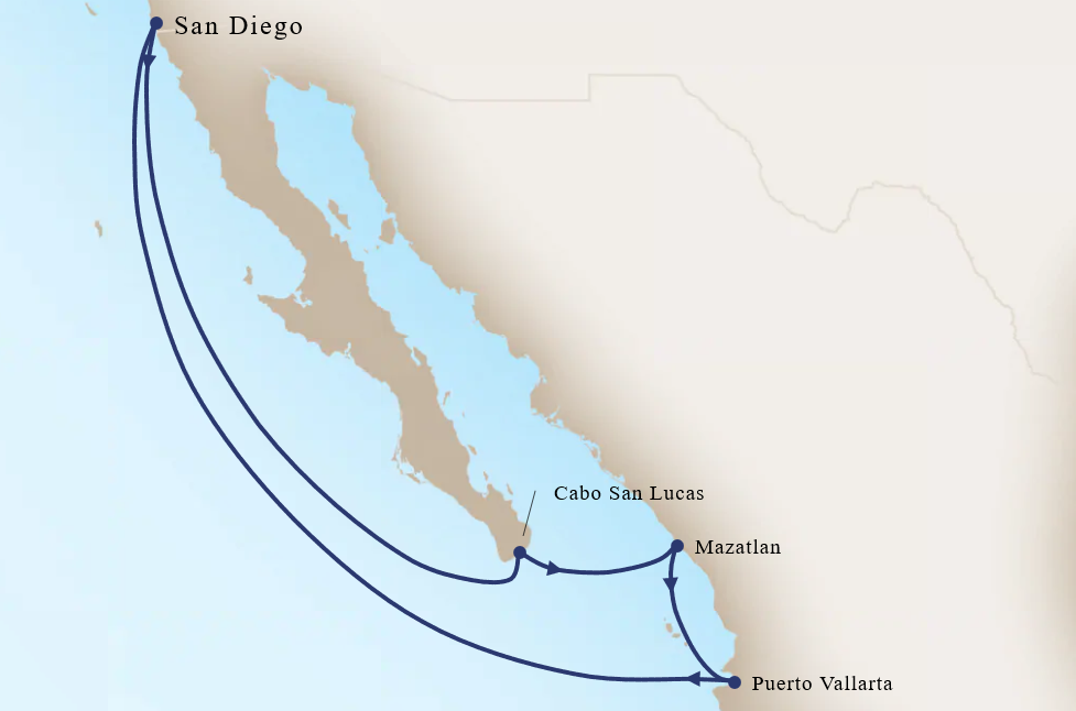 Riwiera Meksykańska - San Diego - Koningsdam