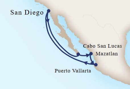 Riwiera Meksykańska - San Diego - Oosterdam