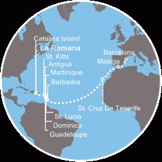 Transatlantyk - La Romana - Costa Pacifica