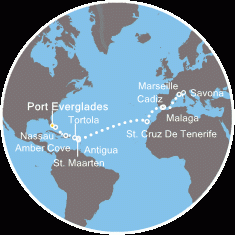 Transatlantyk - Port Everglades - Costa Deliziosa
