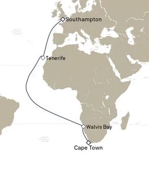 Transatlantyk -Kapsztad -Queen Victoria