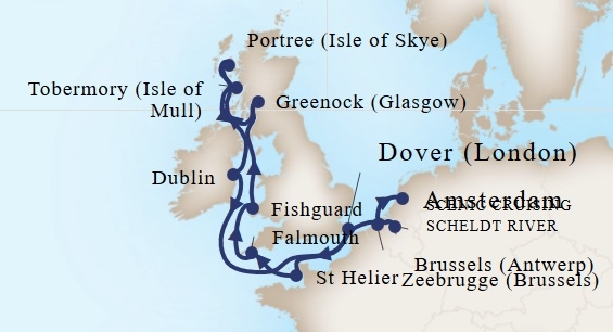 Wyspy brytyjskie - Dover - Prinsendam