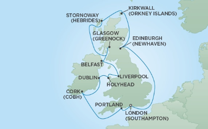 Wyspy Brytyjskie - Southampton - Seven Seas Explorer