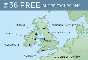 Wyspy Brytyjskie - Southampton - Seven Seas Explorer