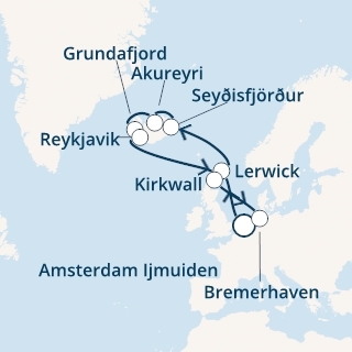 Wyspy Brytyjskie i Islandia - Amsterdam - Costa Fortuna