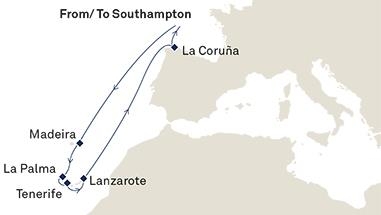 Wyspy Kanaryjskie - Southampton - Queen Elizabeth