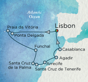 Wyspy Kanaryjskie-Lizbona-Crystal Symphony