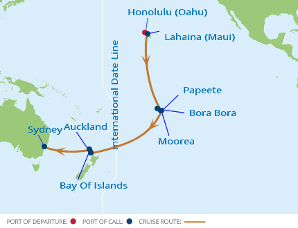 Wyspy Pacyfiku - Honolulu - Celebrity Solstice