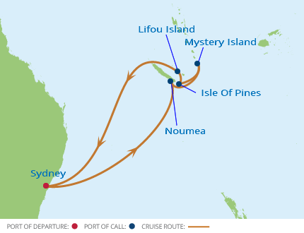 Wyspy Pacyfiku - Sydney - Celebrity Solstice