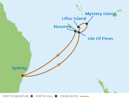 Wyspy Pacyfiku - Sydney - Celebrity Solstice