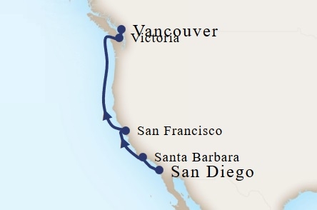Zachodnie USA - San Diego - Eurodam
