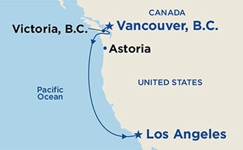 Zachodnie USA - Vancouver - Coral Princess