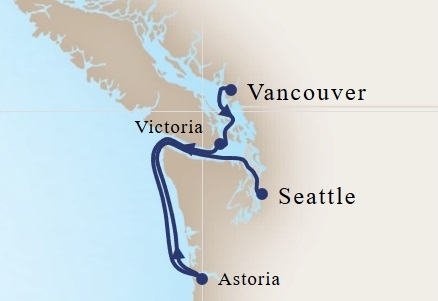 Zachodnie USA - Vancouver - Eurodam