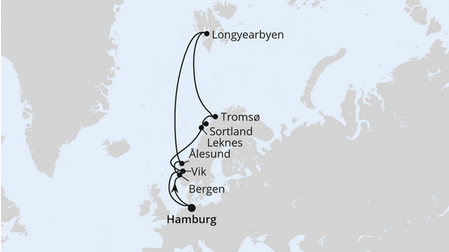 Fiordy i Spitsbergen - Hamburg - AIDAluna
