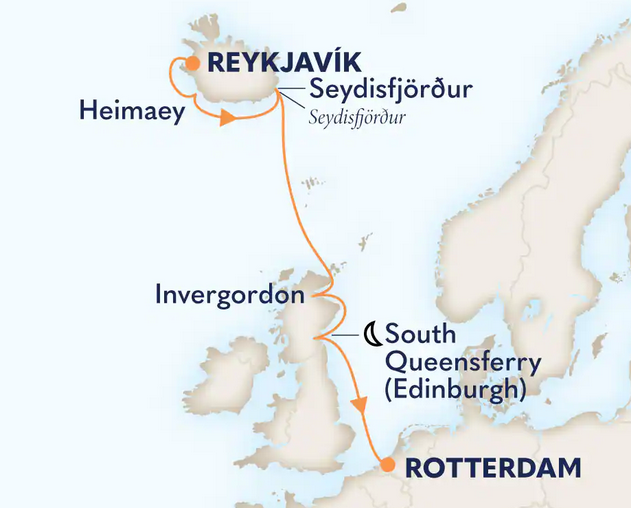 Islandia - Reykjavik - Rotterdam