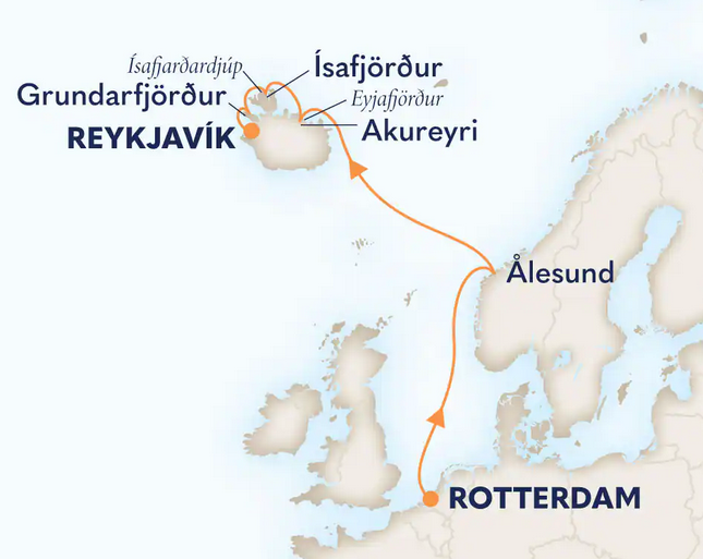 Islandia i Fiordy - Rotterdam