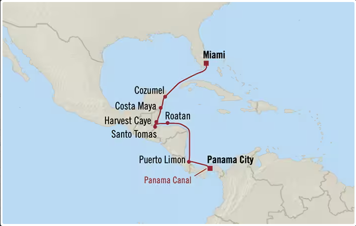 Kanał Panamski - Miami - Sirena