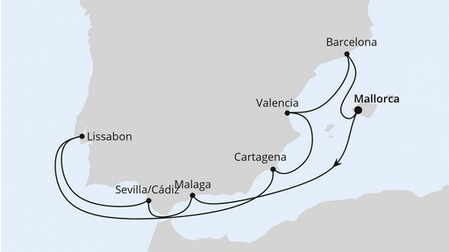 Morze Śródziemne - Majorka - AIDAstella