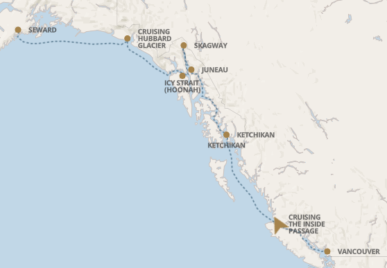 Alaska - Vancouver - Seven Seas Explorer