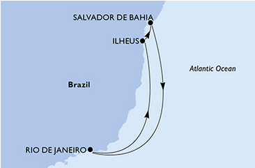 Ameryka Południowa - Rio de Janeiro - MSC Seaview