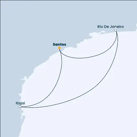 Ameryka Południowa - Santos - Costa Diadema